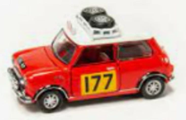 Tiny CN64010 Mini Cooper Rally #177 China 1:50 Scale