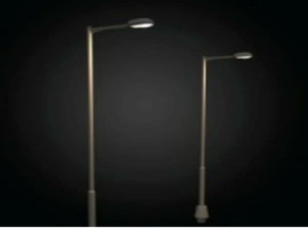 Tiny A64005 Street Light Set x 2 USB Hub 1:64 Scale *PRE ORDER £21.84*