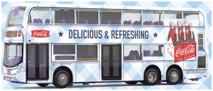 Tiny COKE063 ADL Enviro500 MMC 12m Coca-Cola 1:110 Scale *PRE ORDER £23.74*