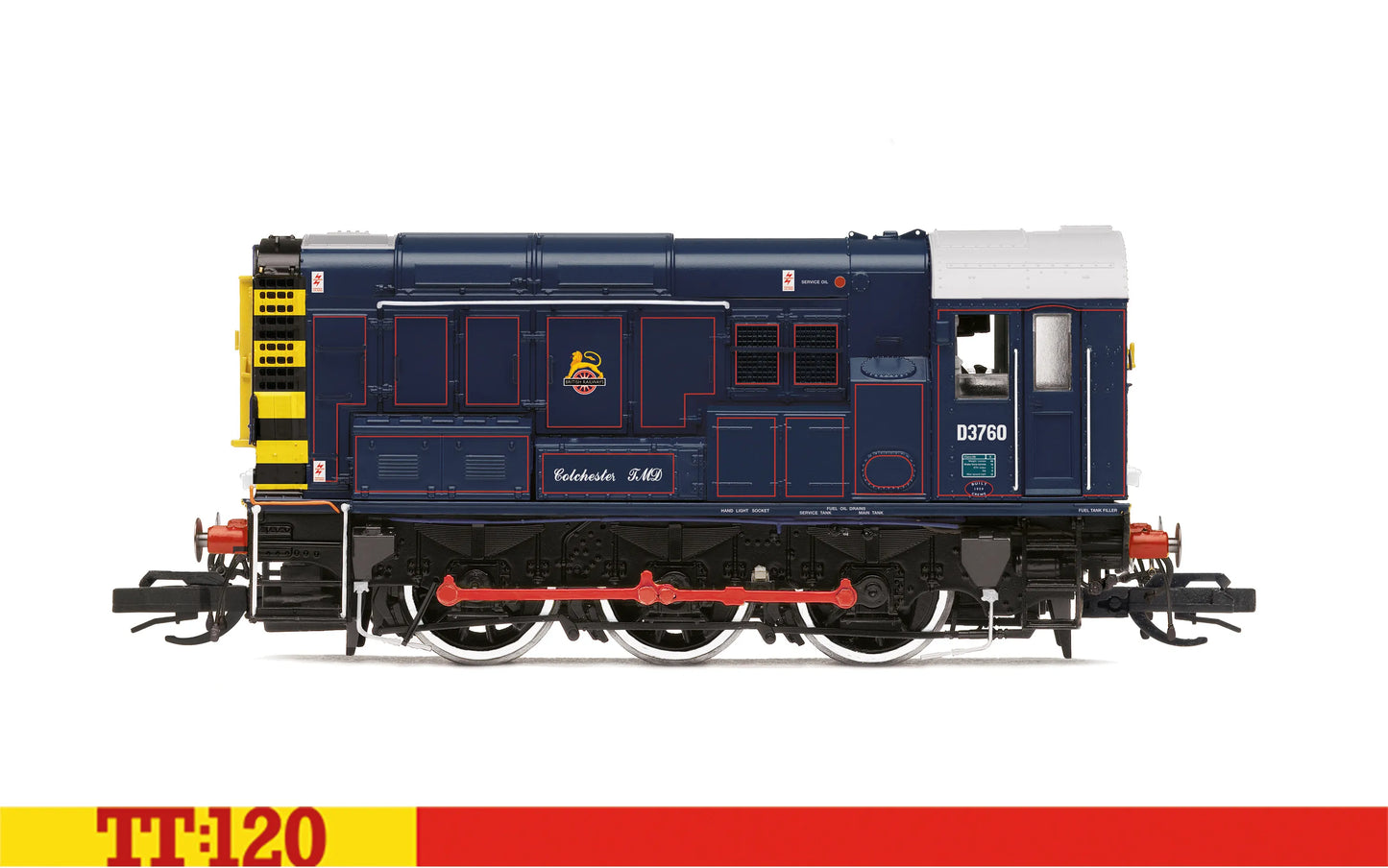 Hornby TT3059M BR Class 08 Colchester TMD D3760 TT120 Gauge *PRE ORDER £134.99*