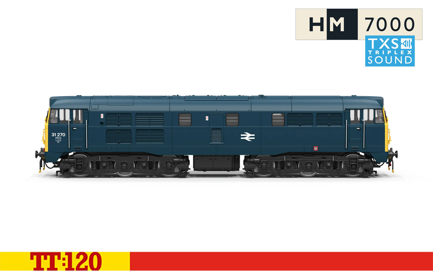 Hornby TT3072TXSM BR Class 31 31270 Sound Fitted TT120 Gauge *PRE ORDER £206.99*