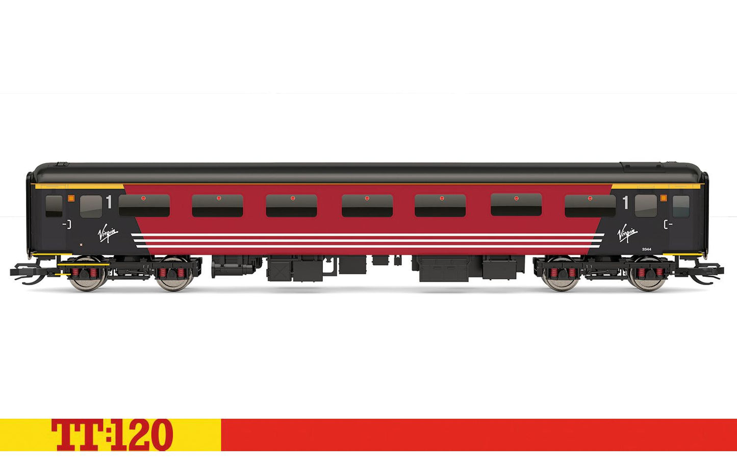 Hornby TT4087 Virgin Mk2F FO 3344 TT120 Gauge *PRE ORDER £37.79*