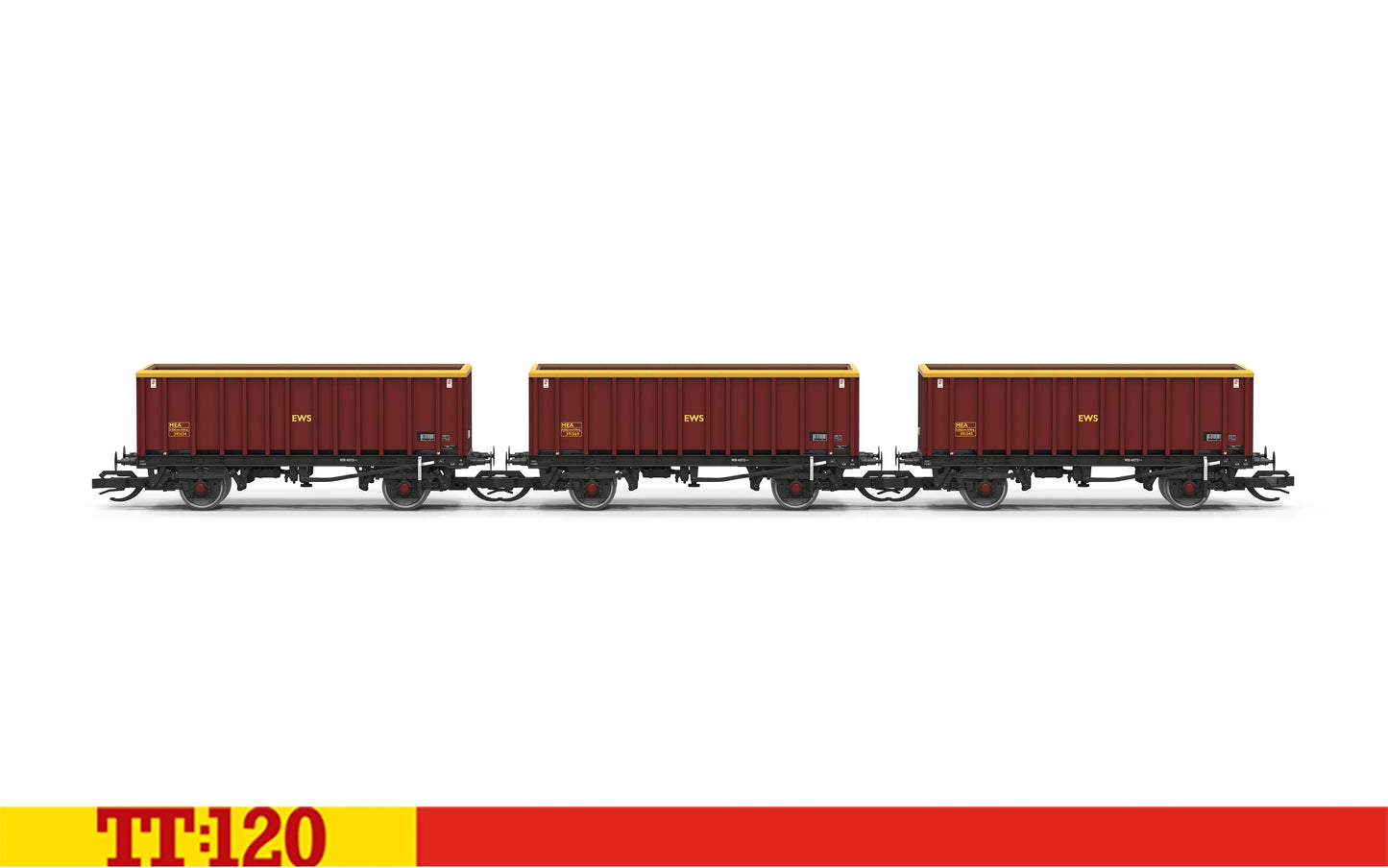Hornby TT6077 EWS MEA Triple Pack TT120 Gauge *PRE ORDER £75.59*