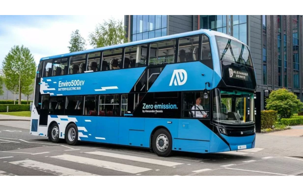80M UK76031 Alexander Dennis Enviro500EV Demonstrator, Zero Emission Livery ADL 1:76 Scale *PRE ORDER £78.99*