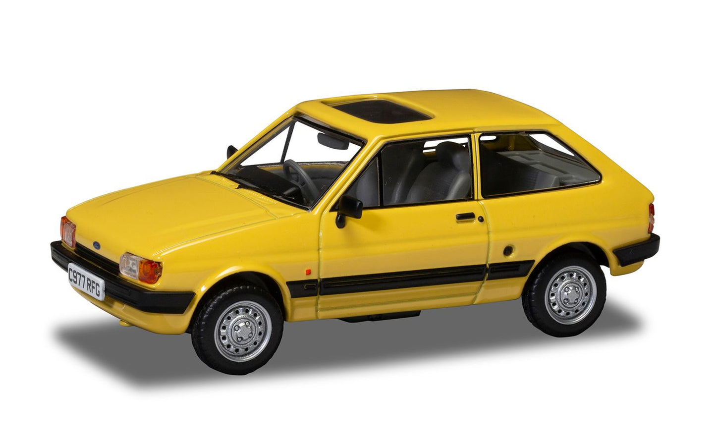 Corgi Vanguard VA14404 Ford Fiesta Mk2 1.1L, Citrine Yellow 1/43 Scale