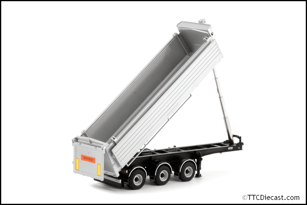 Wsi 03-1003 Sand Tipper Trailer - Silver, 1/50 Scale *PRE ORDER £67.49*