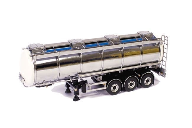 Wsi 03-1006 Tanker Trailer - White/Chrome