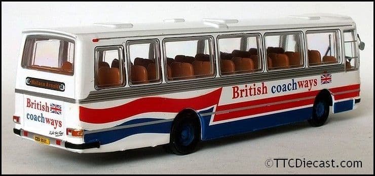 Base Toys B020 Leyland Leopard Duple - British Coachways / Wallace Arnold 1:76 Scale
