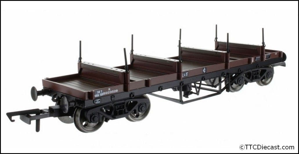Dapol 4F-061-003 Bogie Bolster Wagon BR 923528 Bauxite (TOPS YRV (S&T)) *LAST FEW*