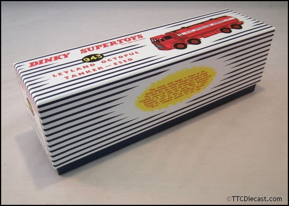 Dinky 943 Leyland Octopus Tanker - Esso Reproduced by Atlas Editions