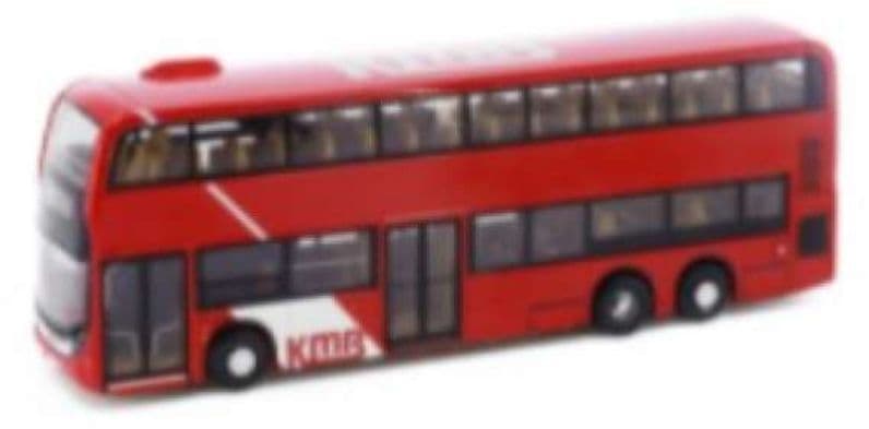 Tiny 2020128 KMB ADL Enviro500 FL 12.8M 'Glass Staircase Panel' (258P) Red 1:110 Scale