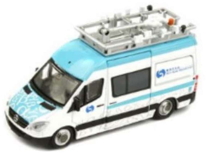 Tiny ATC64058 Mercedes Benz Sprinter Hong Kong Observatory White/Blue 1:76 Scale *PRE ORDER £15.29*