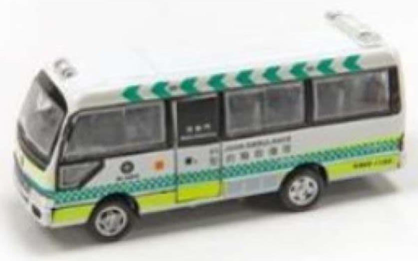 Tiny ATC64484 Toyota Coaster Hong Kong ST.John White/ Green 1:76 Scale