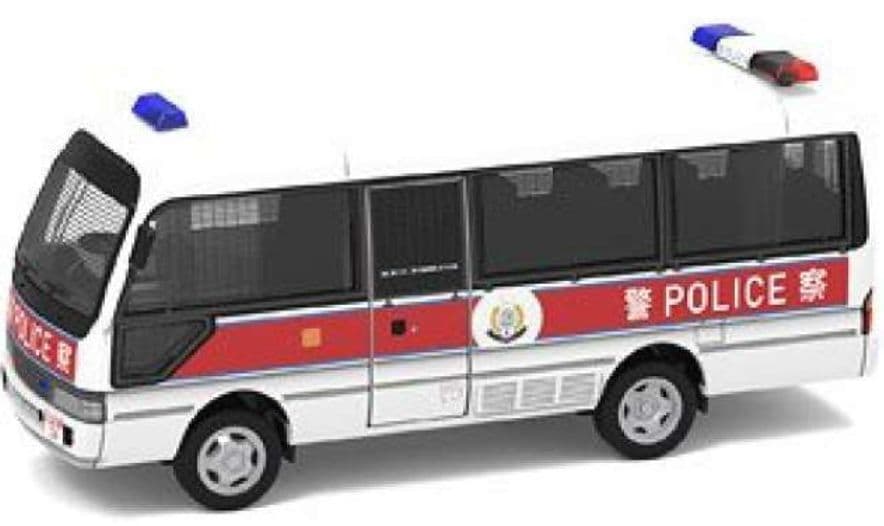 Tiny ATC65052 Toyota Coaster Police PTU White/Red 1:76 Scale *PRE ORDER £12.59*