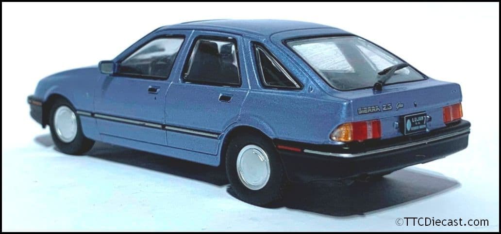 1:43 Scale Diecast, Ford Sierra 2.3l Ghia 1984, Light Blue, 1:43 Scale In Solid plastic case, MAG LX99