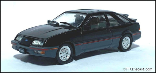 1:43 Scale Diecast, Ford Sierra XR4 1984 Black, 1:43 Scale, In Solid plastic case, MAG LX47