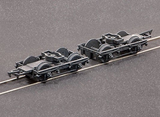 Ratio 108 LNWR 8ft Coach Bogies & wheels x 2