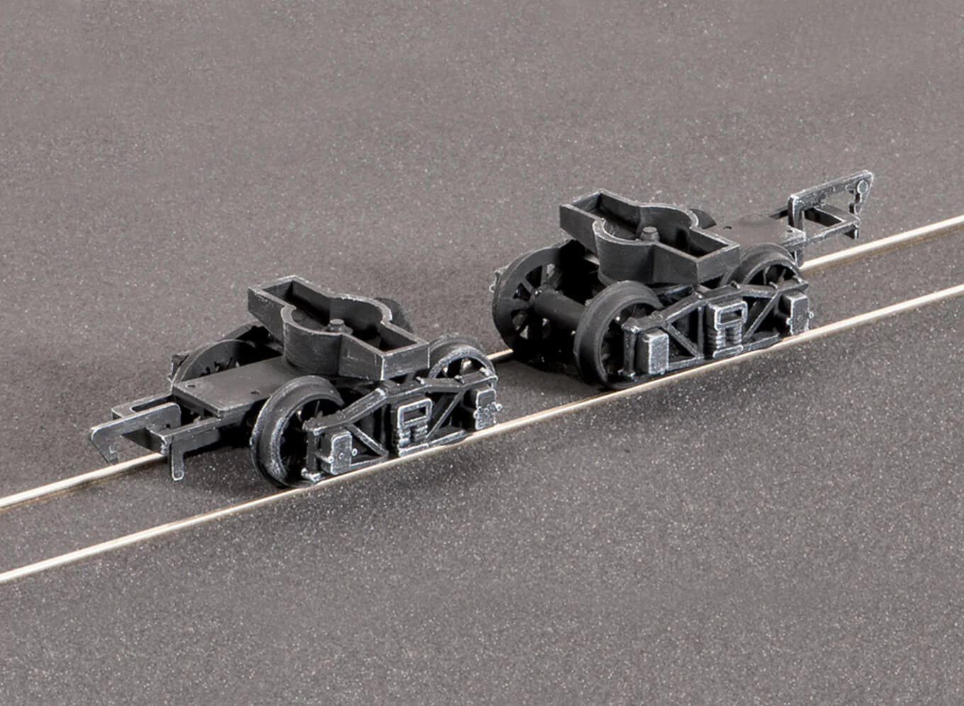 Ratio 125 PR. Diamond Frame Bogies, (Spoked wheels)