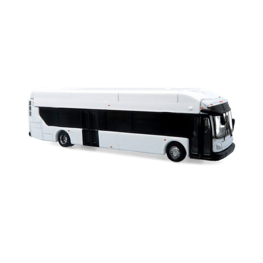 Iconic Replicas 1600576 NFI Xcelsior XN40 Transit Bus Plain White, 1:160 Scale