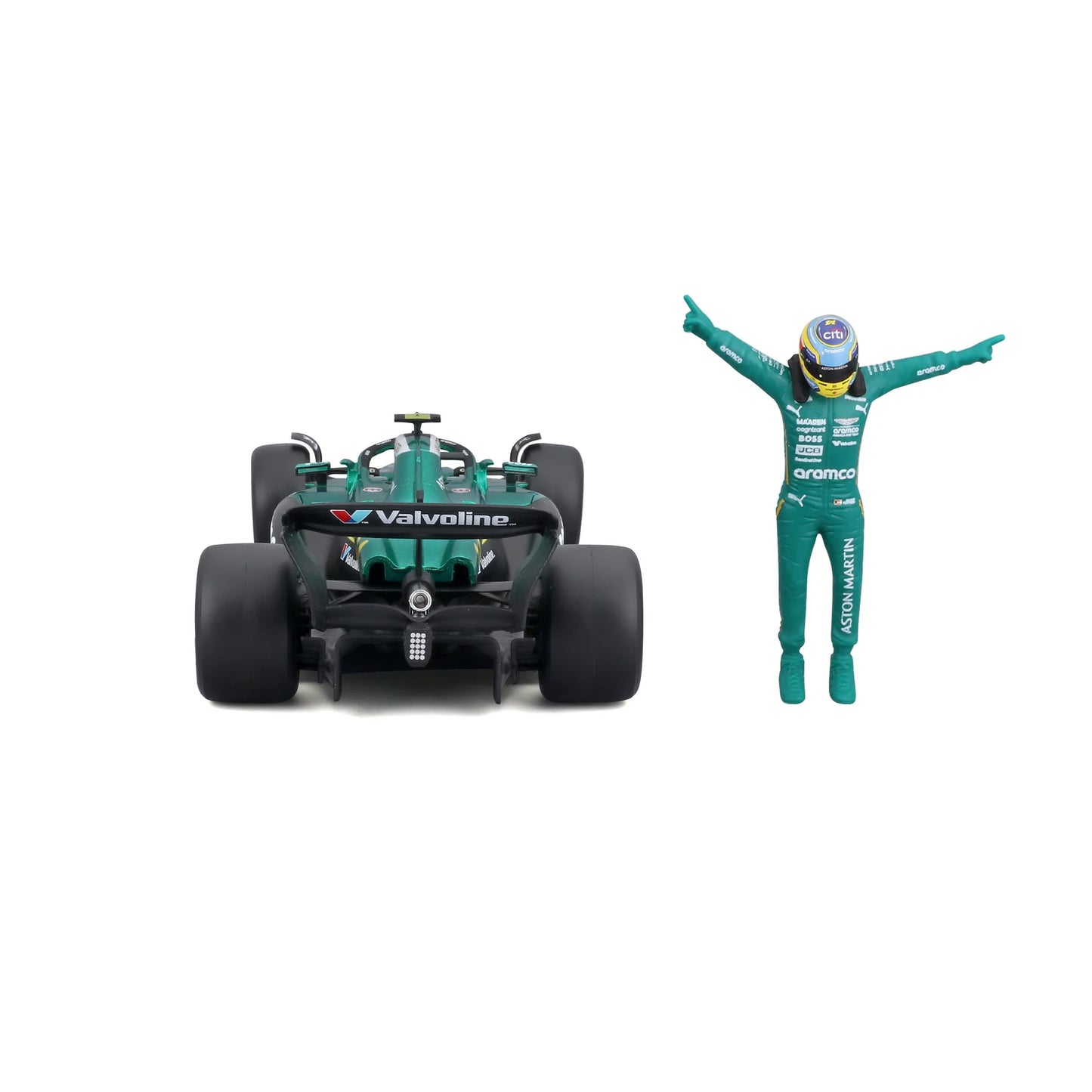 Burago 28071A Aston Martin F1 AMR 25 #14 Fernando Alonso 2025 w/Figure 1:24 Scale *PRE ORDER £31.49*