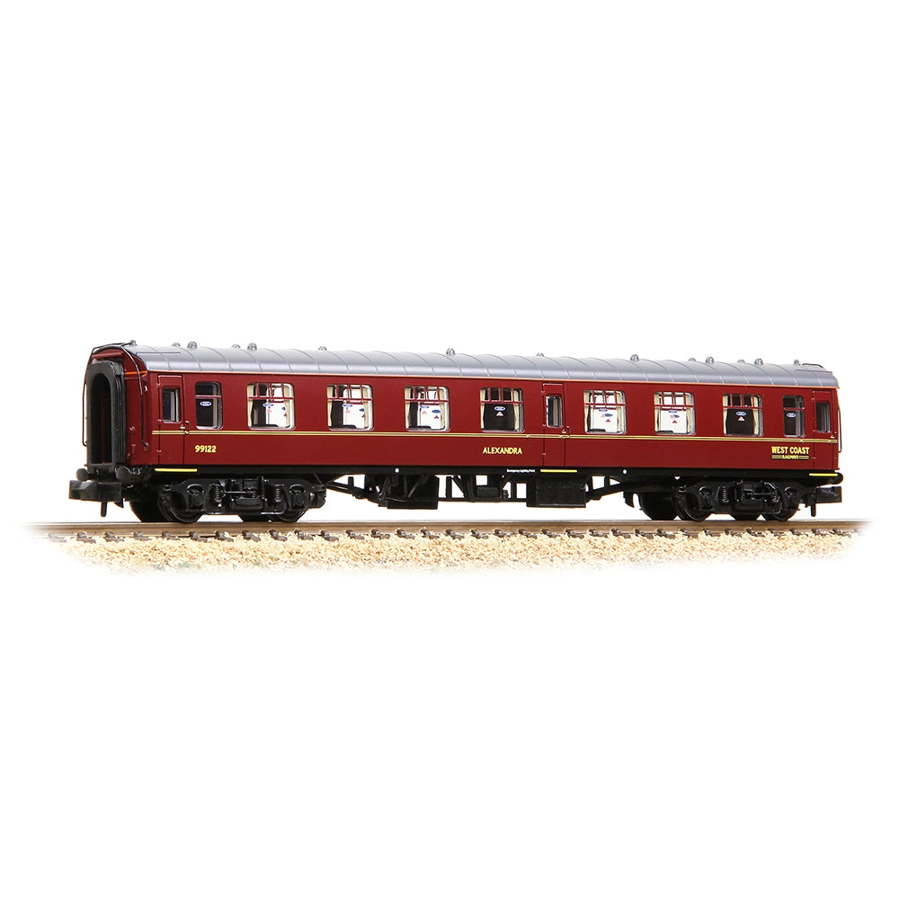 Farish 374-821A BR Mk1 FO First Open 'ALEXANDRA' WCRC Maroon - N Gauge
