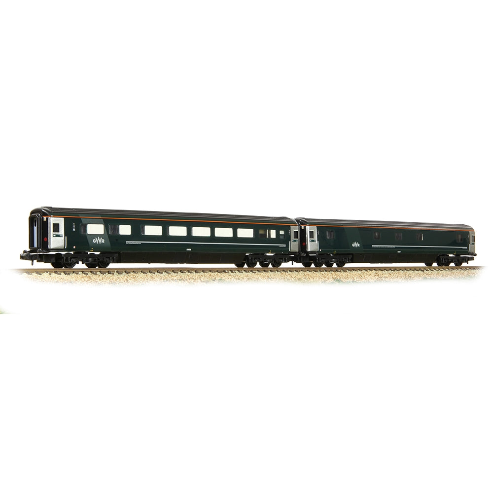 Farish 374-997 BR Mk3 Night Riviera twin Pack GWR Green (FirstGroup) Pack A - N Gauge