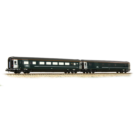 Farish 374-997 BR Mk3 Night Riviera twin Pack GWR Green (FirstGroup) Pack A - N Gauge