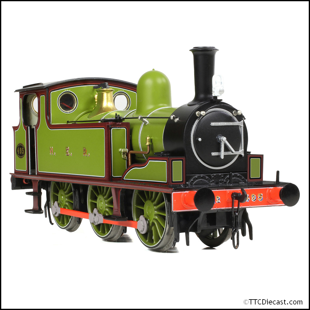 Bachmann 31-065 NER E Tank 495 NER Lined Green & Maroon OO Gauge *PRE ORDER £144.46*