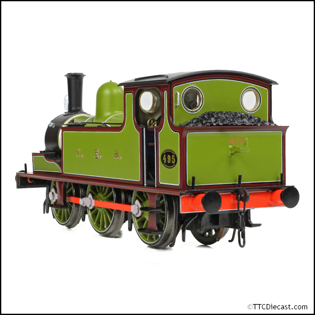 Bachmann 31-065 NER E Tank 495 NER Lined Green & Maroon OO Gauge *PRE ORDER £144.46*