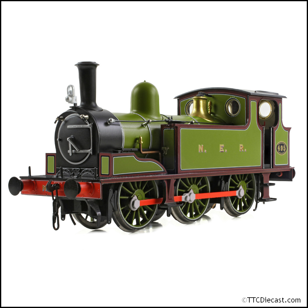 Bachmann 31-065 NER E Tank 495 NER Lined Green & Maroon OO Gauge *PRE ORDER £144.46*
