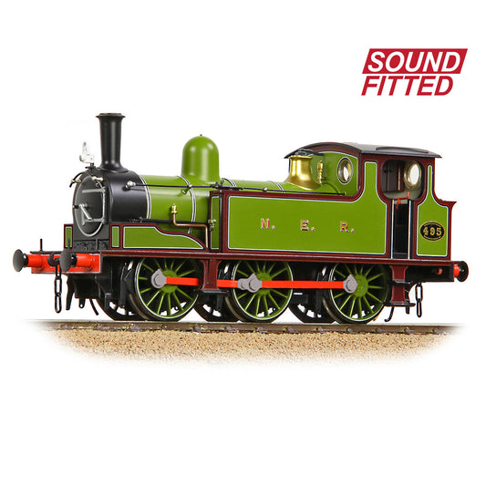 Bachmann 31-065SF NER E Tank 495 NER Lined Green & Maroon (DCC SOUND) OO Gauge *PRE ORDER £237.96*