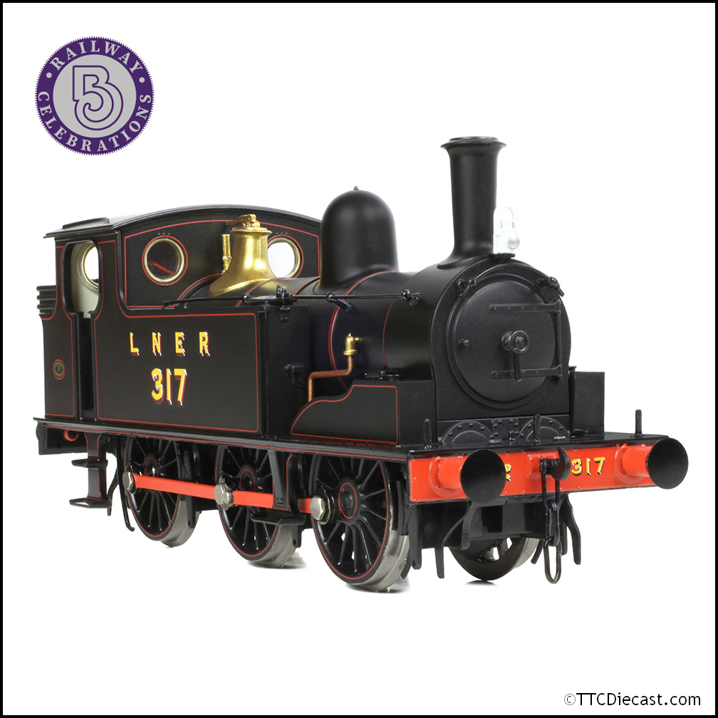 Bachmann 31-066 NER E (J71) Tank 317 LNER Lined Black OO Gauge *PRE ORDER £135.96*