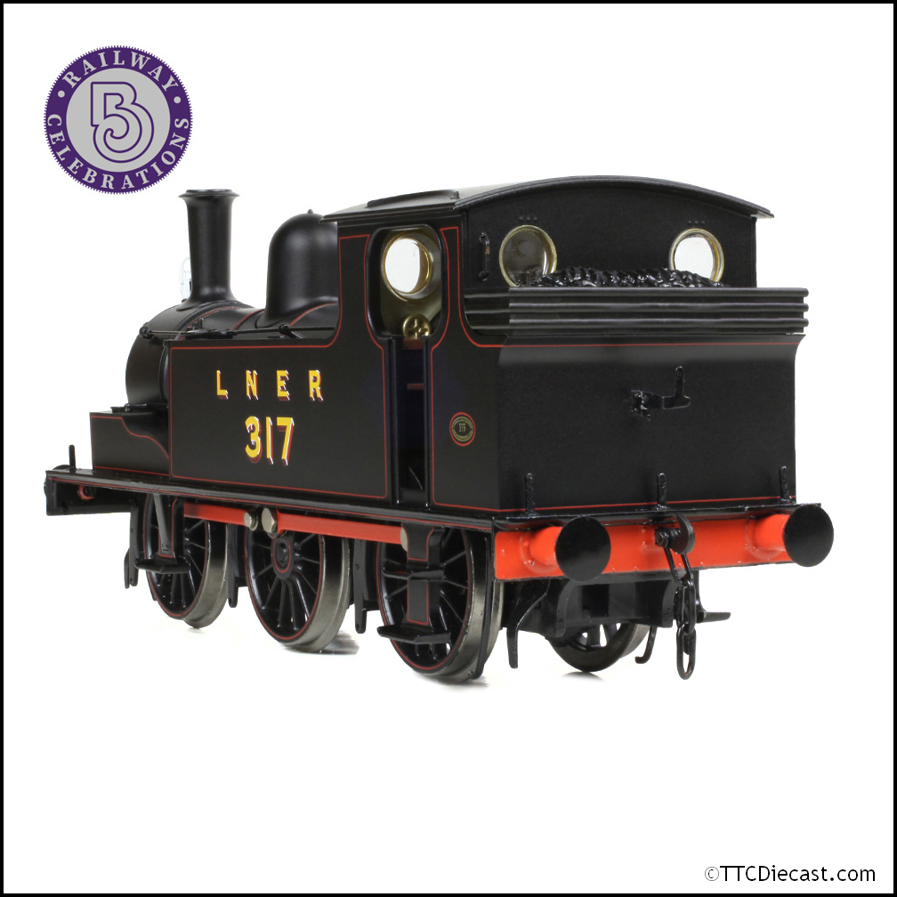 Bachmann 31-066 NER E (J71) Tank 317 LNER Lined Black OO Gauge *PRE ORDER £135.96*