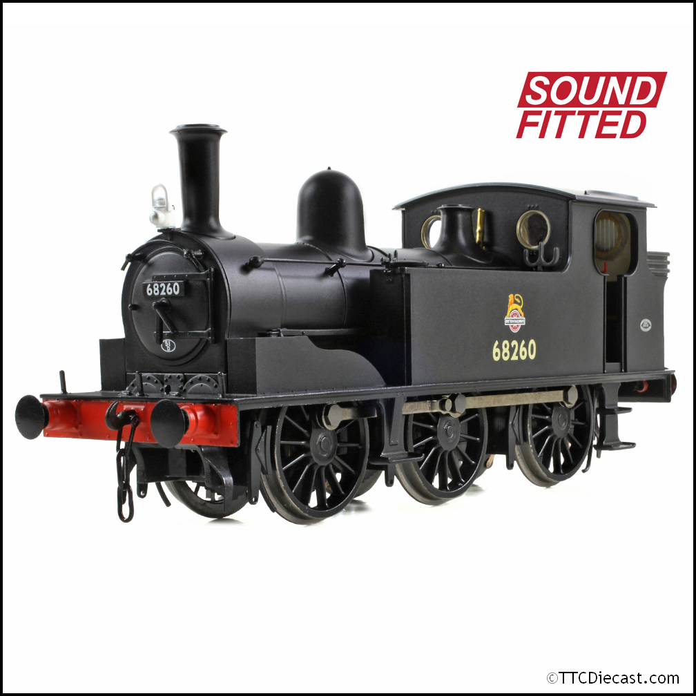 Bachmann 31-069SF NER E (J71) Tank 68260 BR Black (E/Crest) (DCC SOUND) OO Gauge *PRE ORDER £229.46*