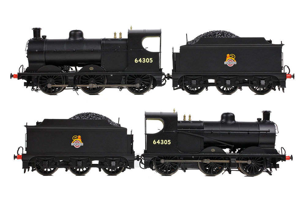 Bachmann 31-319A GCR 9J (J11) 64305 BR Black (Early Emblem) OO Gauge