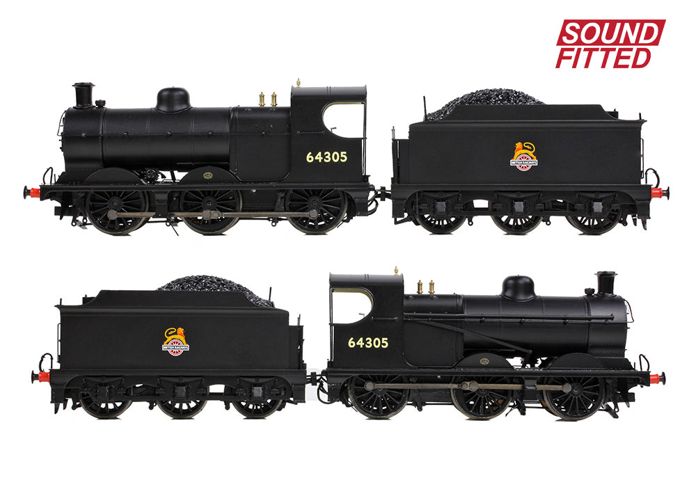 Bachmann 31-319ASF GCR 9J (J11) 64305 BR Black (Early Emblem) SOUND FITTED OO Gauge *PRE ORDER £237.96*