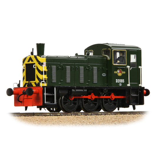 Bachmann 31-364A Class 03 D2095 BR Green (Wasp Stripes), OO Gauge