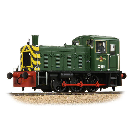 Bachmann 31-364B Class 03 D2099 BR Green (Wasp Stripes) [W], OO Gauge