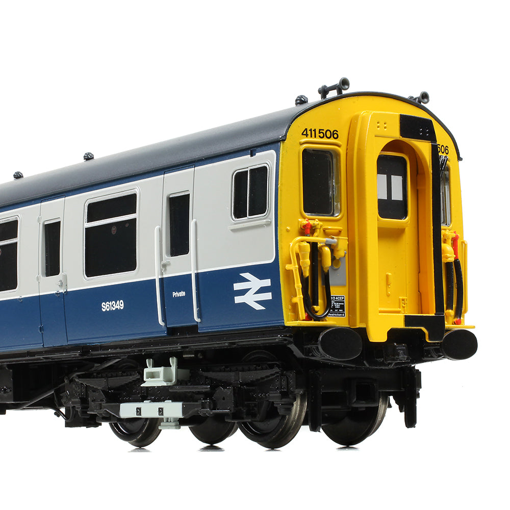 Bachmann 31-421 Class 411 4-CEP 4-Car EMU (Refurb) 411506 BR Blue & Grey, OO Gauge