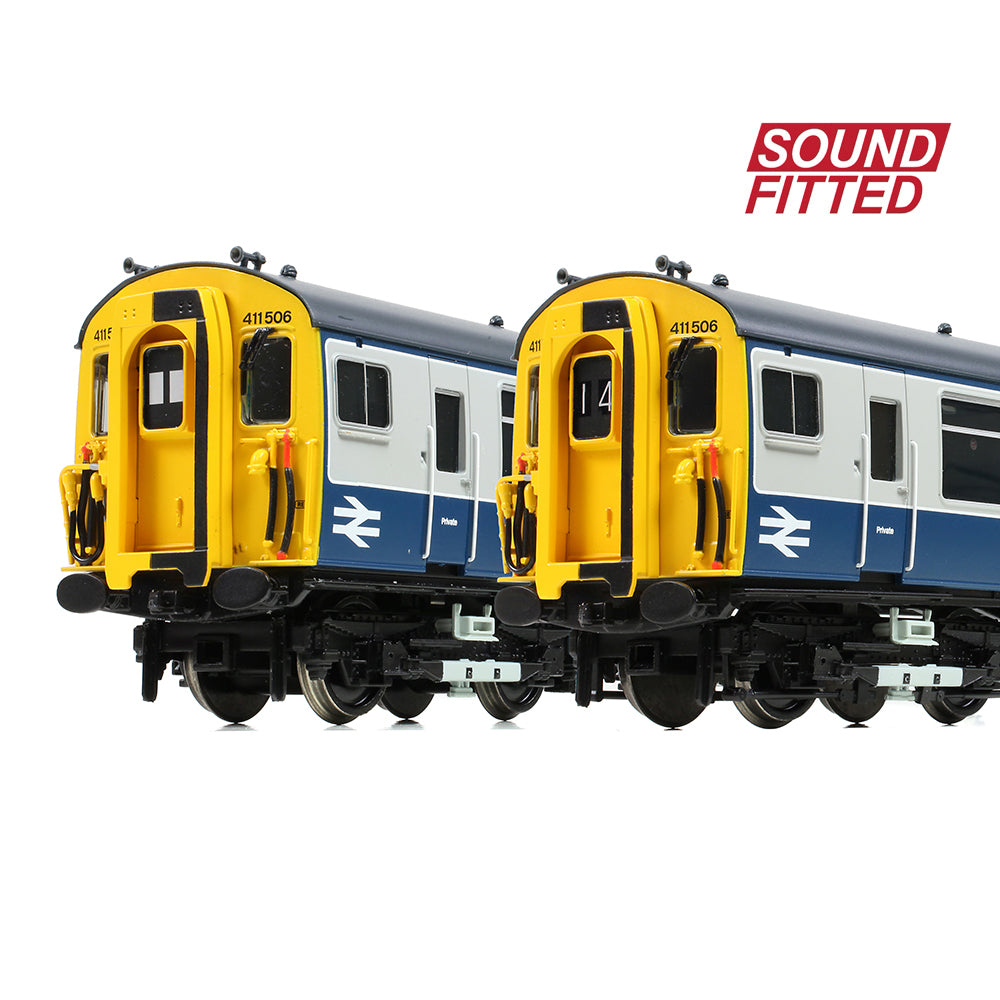 Bachmann 31-421SF Class 411 4-CEP 4-Car EMU (Refurb) 411506 BR Blue & Grey, OO Gauge