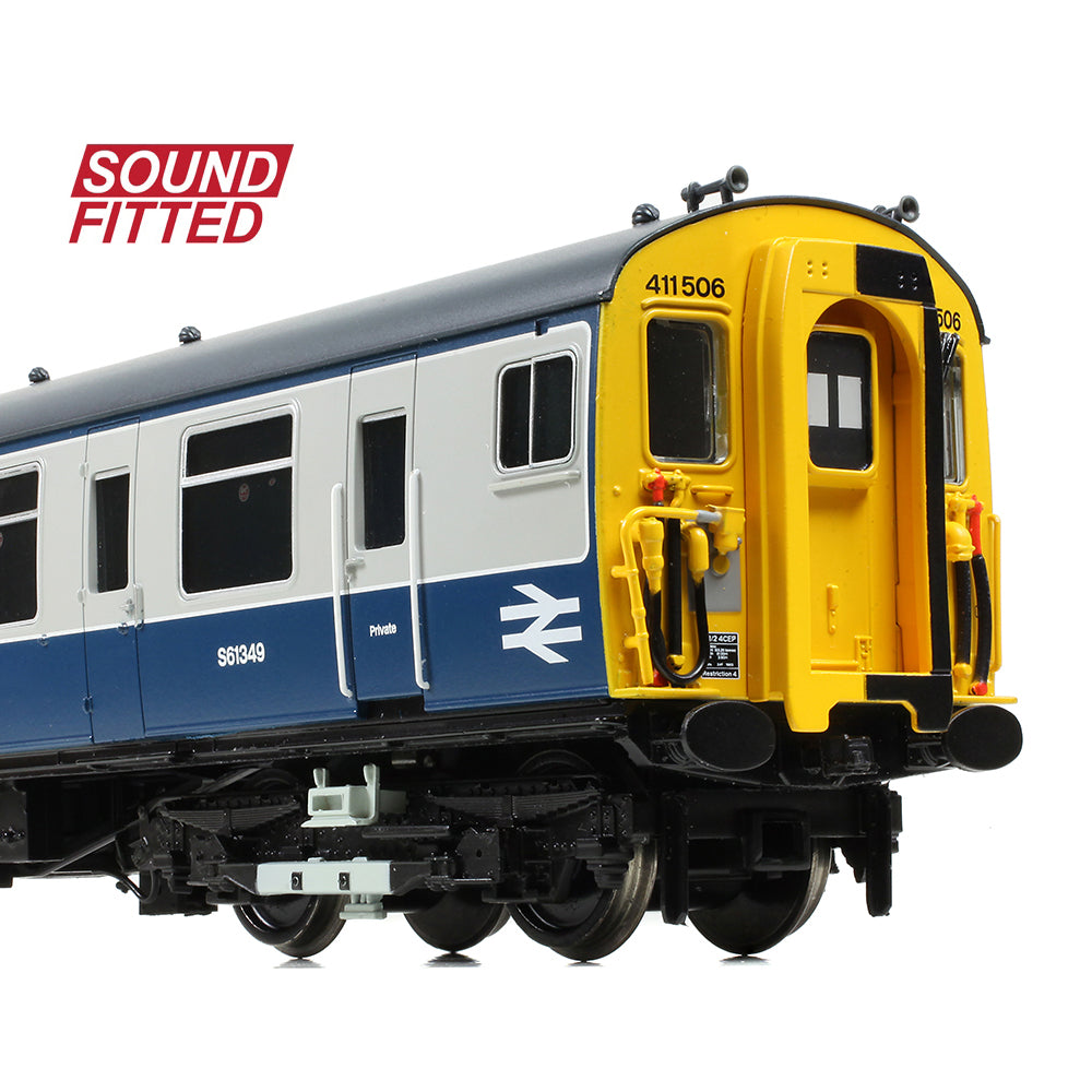 Bachmann 31-421SF Class 411 4-CEP 4-Car EMU (Refurb) 411506 BR Blue & Grey, OO Gauge
