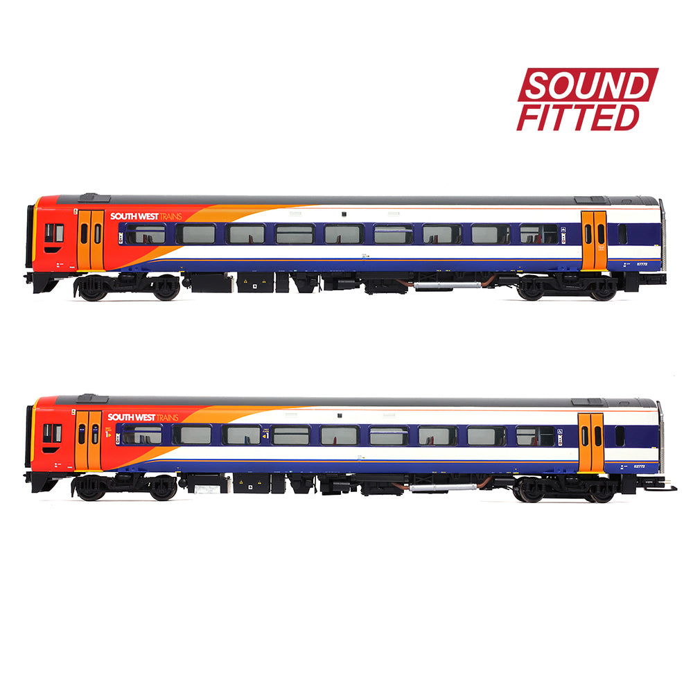 Bachmann 31-495SF Class 158 2-Car DMU 158884 South West Trains, OO Gauge *LAST FEW*