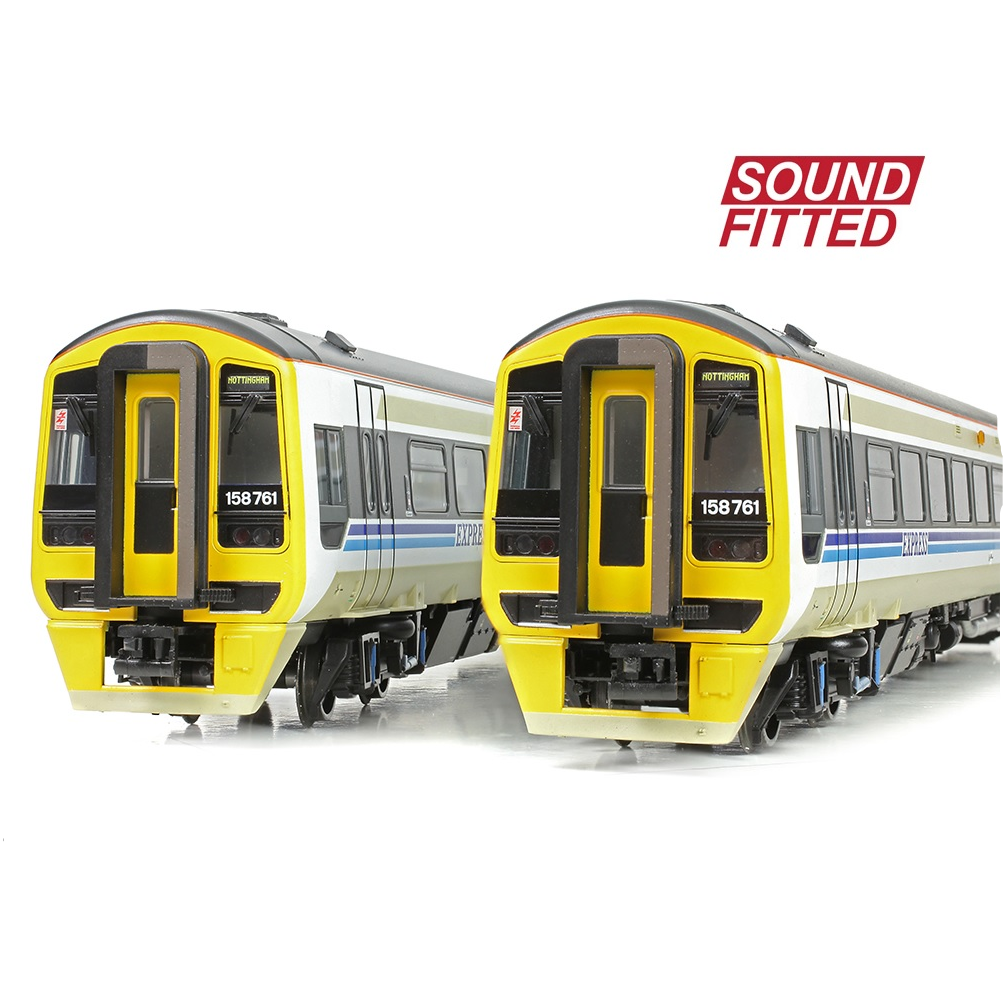Bachmann 31-496SF Class 158 2-Car DMU 158761 BR Provincial (Express) OO Gauge *LAST FEW*
