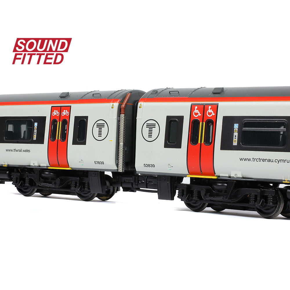 Bachmann 31-497SF Class 158 2-Car DMU 158839 Transport for Wales, OO Gauge *LAST FEW*