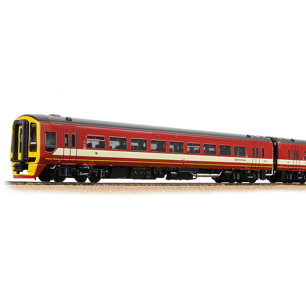 Bachmann 31-502A Class 158 2-Car DMU 158901 BR WYPTE Metro OO Gauge