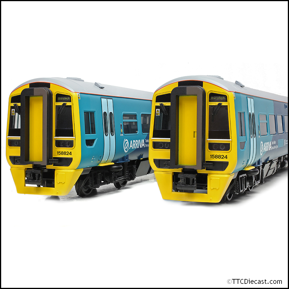 Bachmann 31-511A Class 158 2-Car DMU Arriva Trains Wales (Revised) OO Gauge