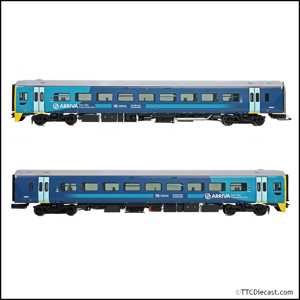 Bachmann 31-511A Class 158 2-Car DMU Arriva Trains Wales (Revised) OO Gauge