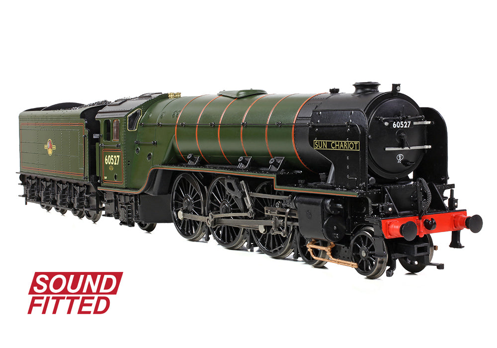 Bachmann 31-528BSF LNER Peppercorn A2 60527 'Sun Chariot' BR Lined Green (Late Crest) SOUND FITTED OO Gauge *PRE ORDER £276.21*