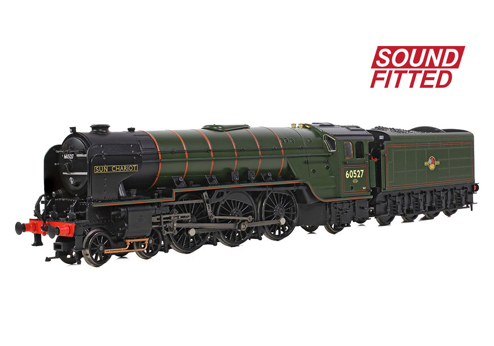 Bachmann 31-528BSF LNER Peppercorn A2 60527 'Sun Chariot' BR Lined Green (Late Crest) SOUND FITTED OO Gauge *PRE ORDER £276.21*