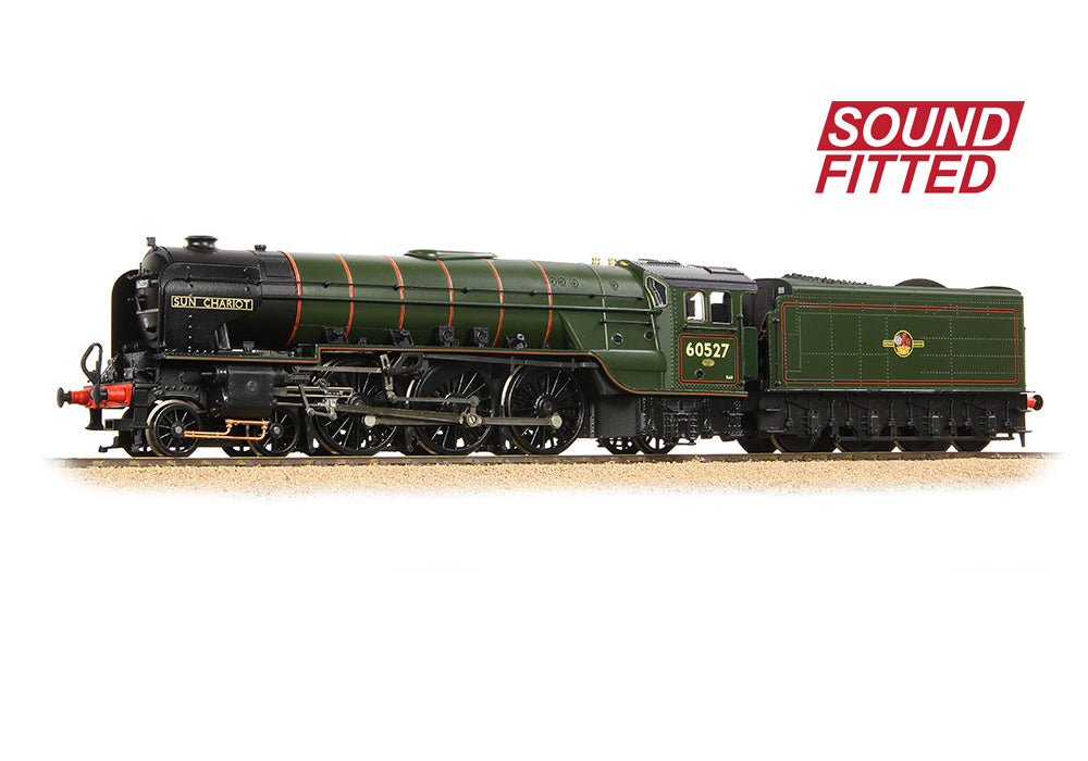Bachmann 31-528BSF LNER Peppercorn A2 60527 'Sun Chariot' BR Lined Green (Late Crest) SOUND FITTED OO Gauge *PRE ORDER £276.21*